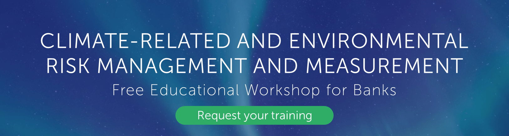 Finalyse climate-related and environmental risk measurement and management free educational workshop